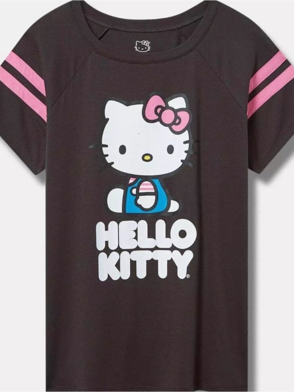 torrid Black Hello Kitty Graphic Tee with Pink Accents Torrid Size 5 5X 28 🖤🩷🖤🩷